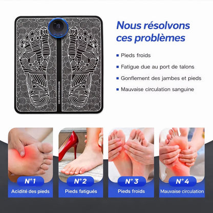 RelaxFeet™️ – Tapis de Massage EMS Intelligent